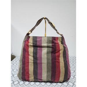 Fendi Pequin Shoulder Bag Multicolor